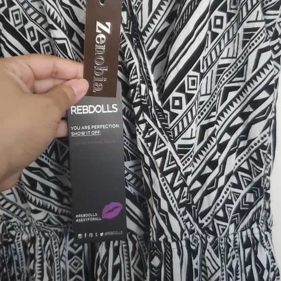 Rebdolls Tribal Jumpsuit 3X NWT - Picture 5 of 5